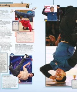 The Official Book of Guinness World Records 2025 Book Inside Page Dance Breaking