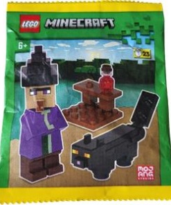LEGO Minecraft Magazine Issue 24 + FREE Witch, Black Cat, and Potion Mini Figures