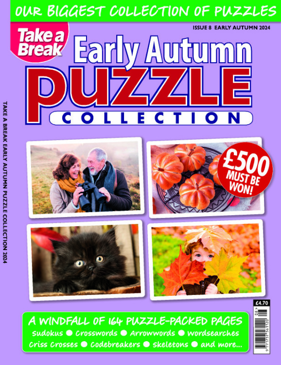 TAB Seasonal Puzzle collection Magazine Autumn 2024