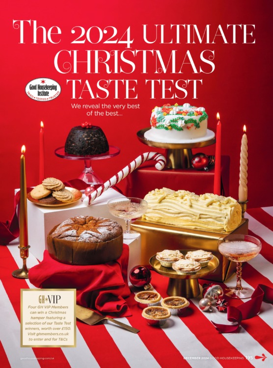 Good Housekeeping December 2024 Magazine The Ultimate Christmas Taste Test