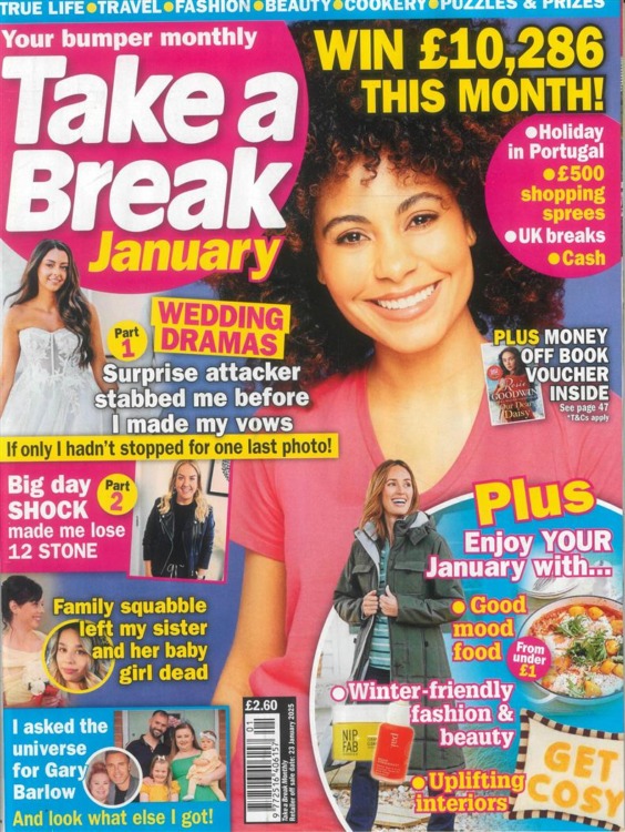 Take A Break Monthly Magazine January 2025