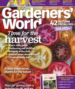BBC Gardeners' World Magazine September 2025 with 2-for-1 Gardens Card