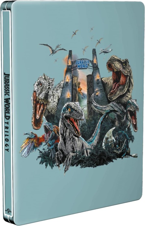 Jurassic World DVD - Trilogy Steelbook Cover