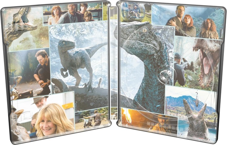 Jurassic World DVD - Trilogy Steelbook Inside Cover