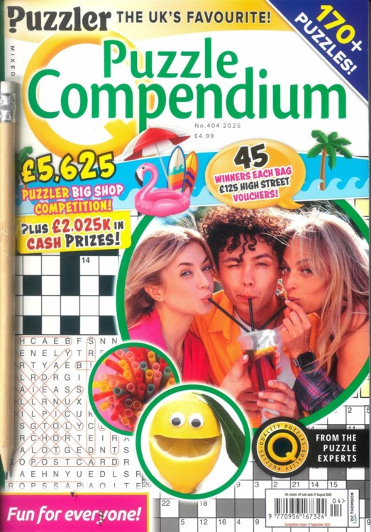 Puzzler Q Puzzle Compendium Magazine 404