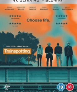 Trainspotting DVD - 4K UHD + Blu-Ray Limited Edition Steelbook