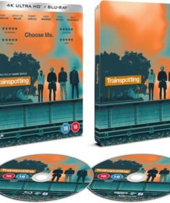 Trainspotting DVD - 4K UHD + Blu-Ray Limited Edition Steelbook Discs