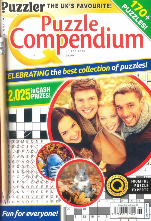 Puzzler Q Puzzle Compendium Magazine 406