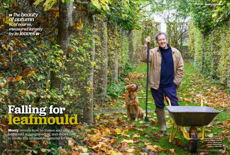 BBC Gardeners World Magazine October 2025 Monty Preview