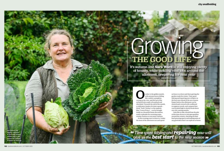 BBC Gardeners World Magazine October 2025 Growing the Good Life