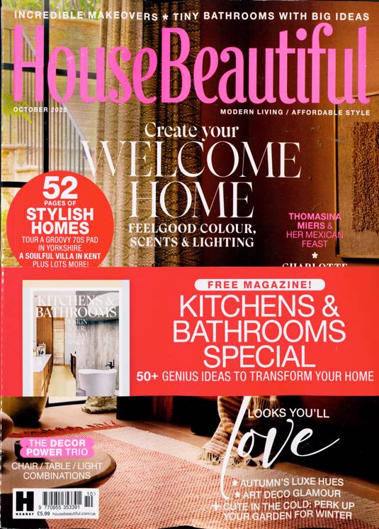 House Beautiful Magazine October 2025