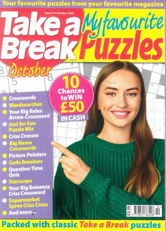 TAB My Favourite Puzzles Magazine Issue 10 2025