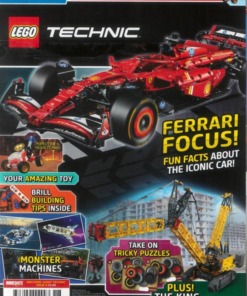 LEGO Discover Magazine Technic 8 + FREE LEGO Technic Toy