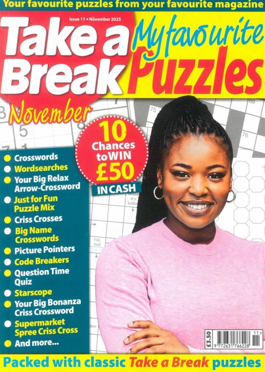 TAB My Favourite Puzzles Magazine Issue 11 2025