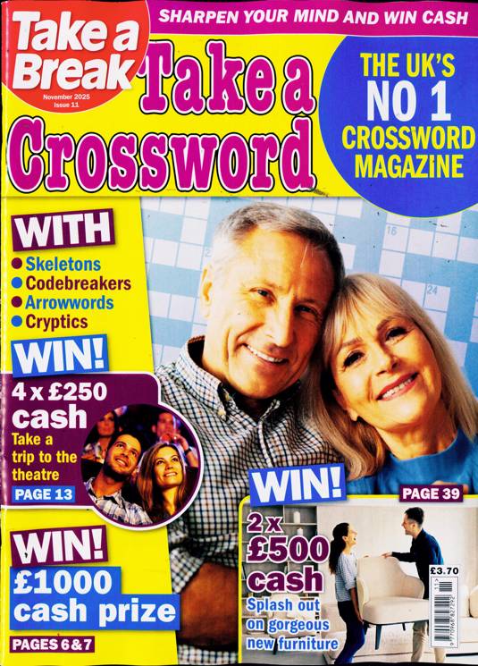 TAB Take A Crossword Magazine Issue 11 2025