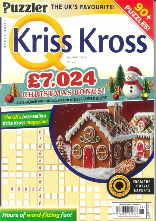 Puzzler Q Kriss Kross Magazine 588