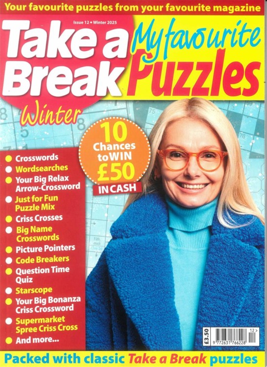 TAB My Favourite Puzzles Magazine Issue 12 2025